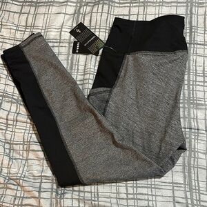 NWT Torrid Gray and Black Leggings